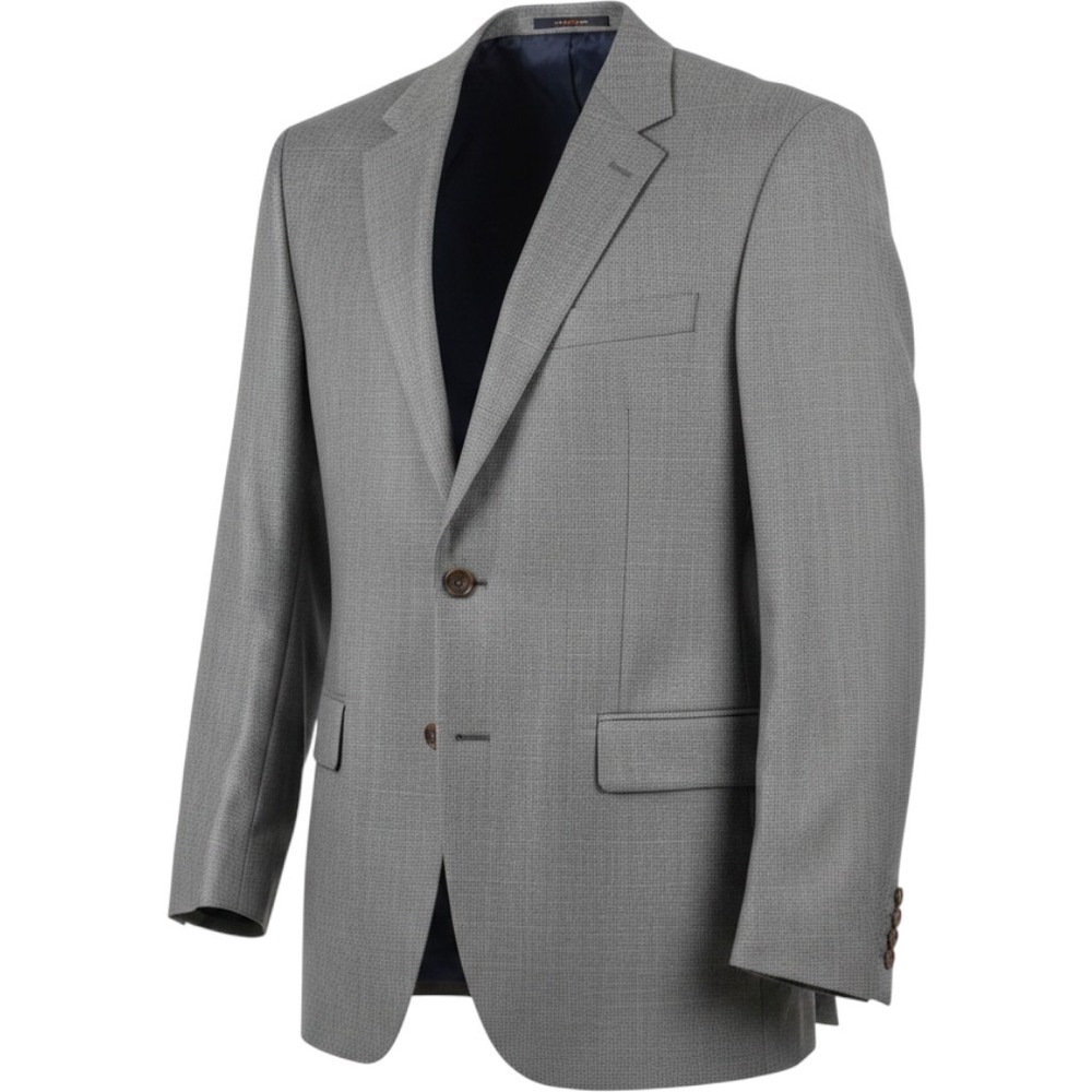 LAUREN Ralph Lauren Men's 44R Gray Silk Wool Blend Blazer Sport Coat Jacket